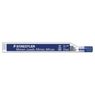 MINAS MICRO CARBON 250, 1,3MM, GRAD. HB STAEDTLER 250 13-HB (MIN12) (Espera 4 dias)